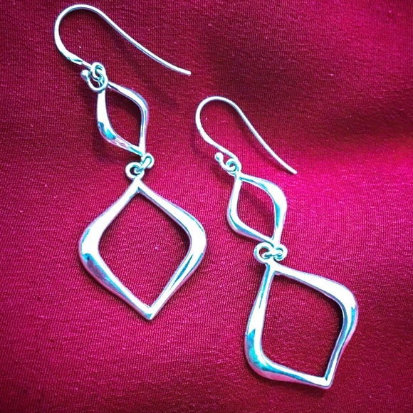 Handmade Jewelry -  Handmade 925 Silver Dangle Earrings